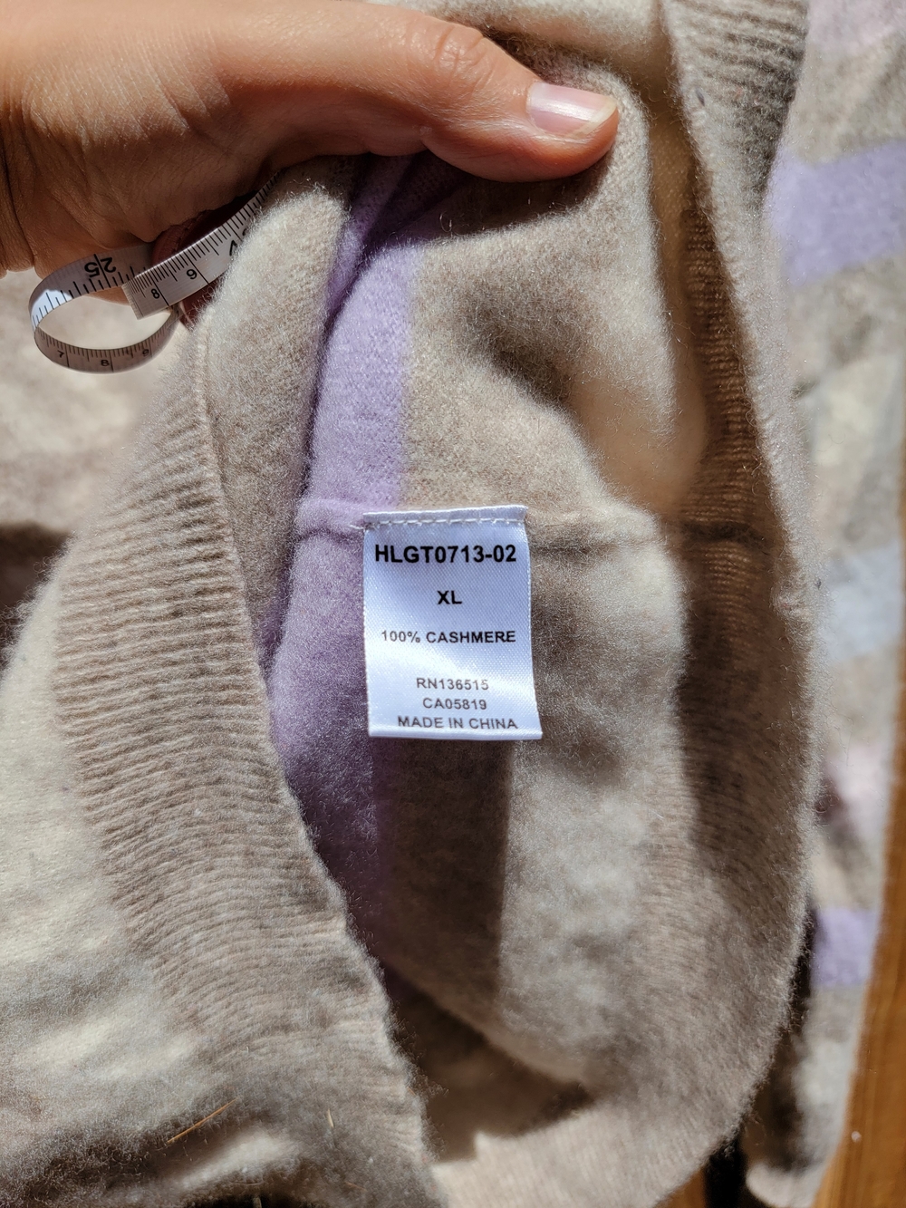 Cashmere Striped Sweater - Picture 4 of 7
